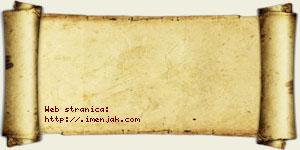 Hana Bojanović vizit kartica